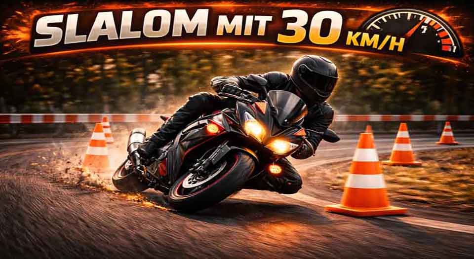 Slalom mit 30km/h